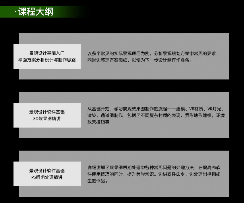 蚌埠园林景观设计培训